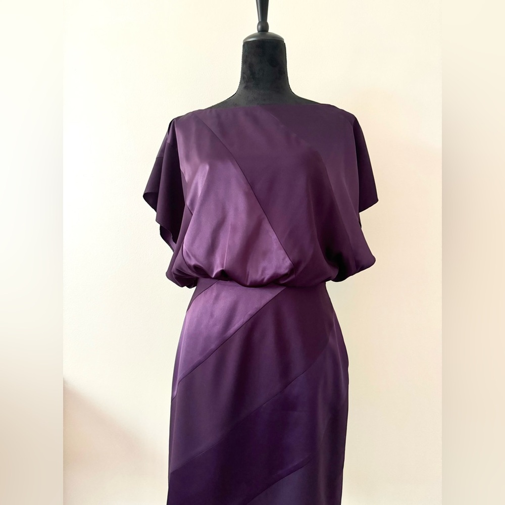 Jessica Simpson plum dress